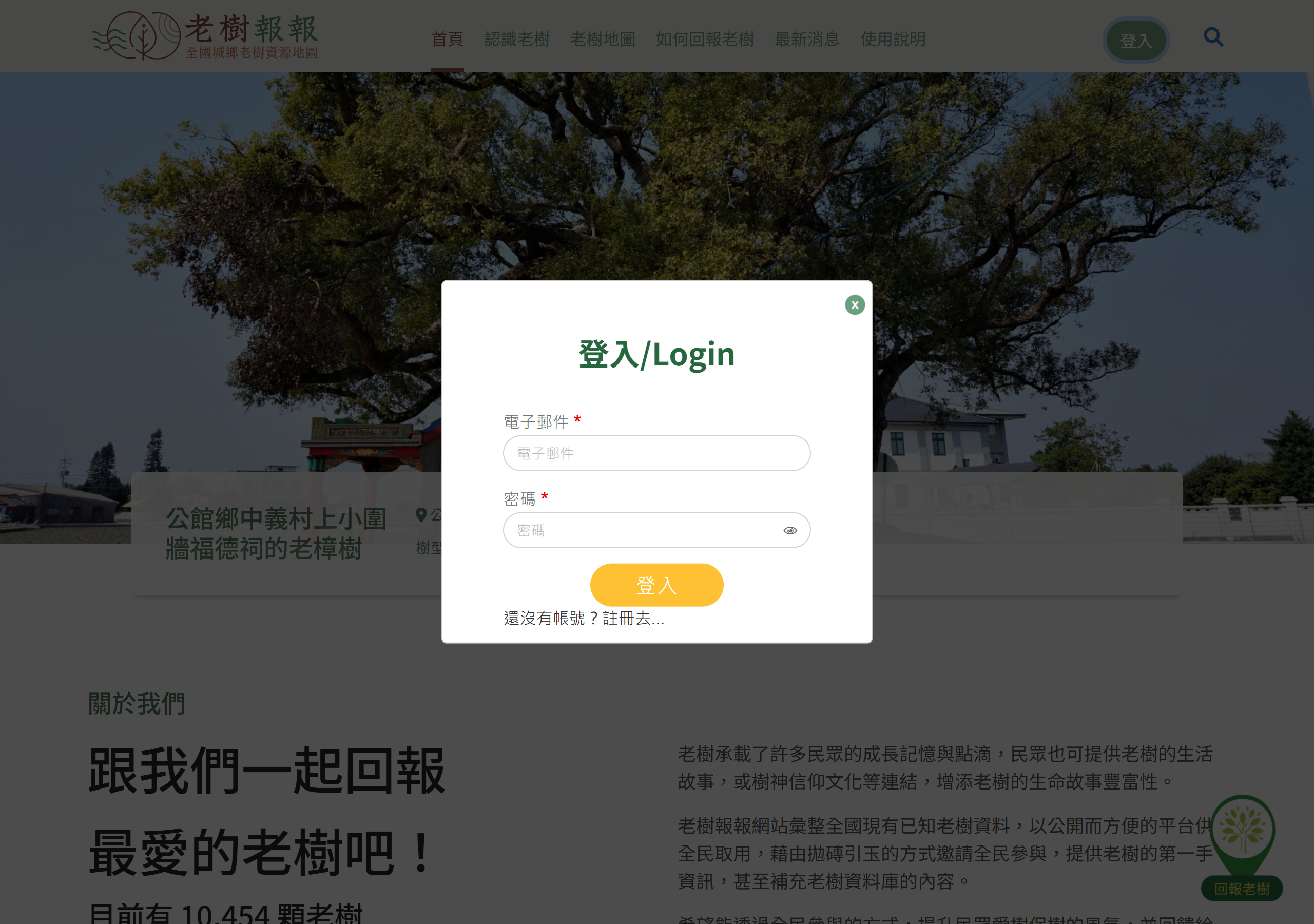 登入視窗